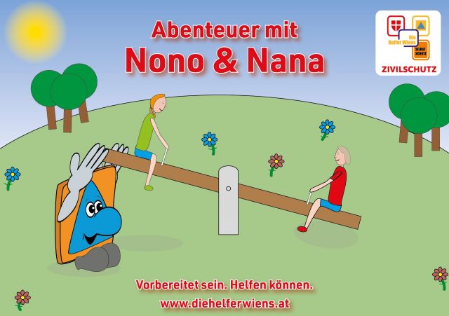 Kinderbuch Nono & Nana Cover © Die Helfer Wiens